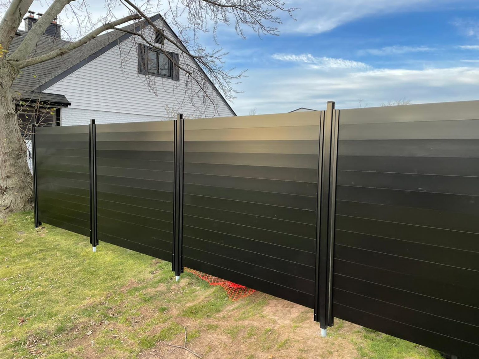 Completed Revive privacy fence installation, job 2