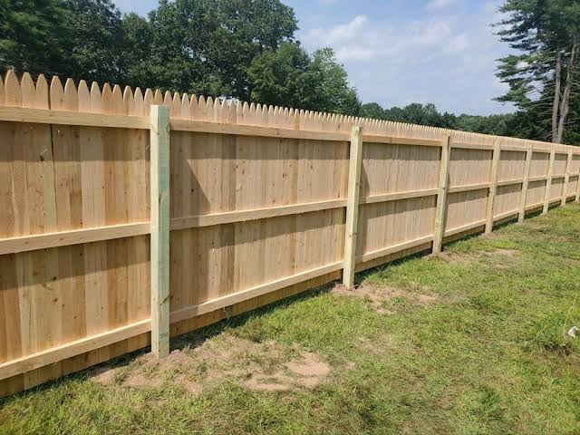 Completed Revive privacy fence installation, job 6