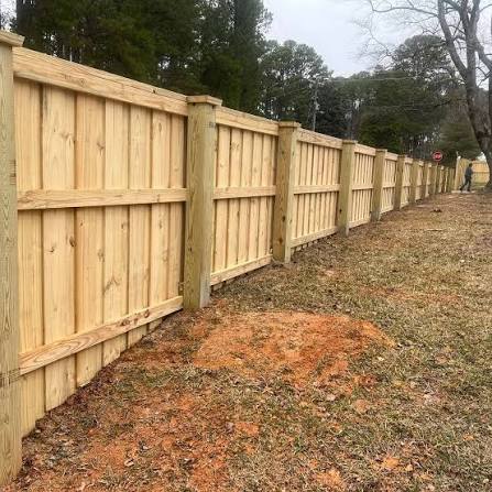 Completed Revive privacy fence installation, job 5